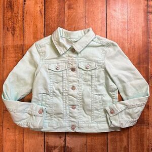 Wonder Nation Jean jacket size 6 Mint Green Jean Jacket Spring Easter